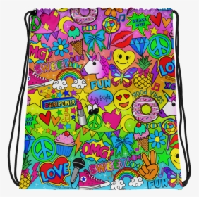 Glamour & Glitter Drawstring Bag - Dress, HD Png Download, Free Download