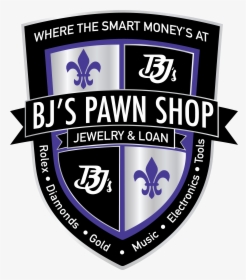 Bj"s Pawn Shop On Veterans - Purple Fleur De Lis, HD Png Download, Free Download