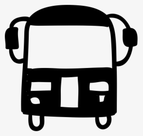 School Bus Hand Drawn Transport - School Png Drawn, Transparent Png, Free Download