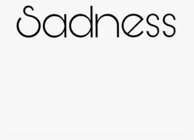#sad #sadness #word #words #gliched #gliches #hurt - Black-and-white, HD Png Download, Free Download