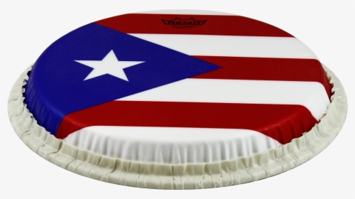 Remo Tucked Skyndeep Conga Drumhead-puerto Rican Flag - Flag, HD Png Download, Free Download