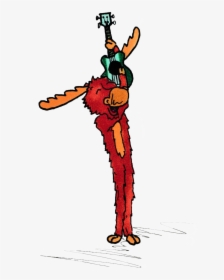 Monty Holding Up Guitar - Illustration, HD Png Download, Free Download