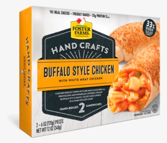 Buffalo Style Chicken Hand Crafts Sandwich - Foster Farms Chicken Garlic, HD Png Download, Free Download