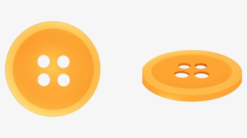 #sewing #yellow #buttons #two #mydrawing - Circle, HD Png Download, Free Download