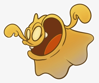 Golden Ghost - Cartoon, HD Png Download, Free Download