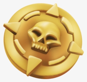 #gold #coin #treasure #skull #pirate #pirates - Emblem, HD Png Download, Free Download