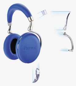 Parrot Zik Headphones Updated - Parrot Zik 3 Blue, HD Png Download, Free Download