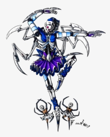 Vector Library Ballora Drawing Pencil - Deathrage22 Fnaf, HD Png Download, Free Download