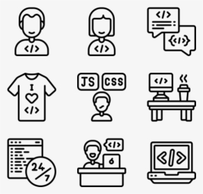 Information Technology Icons Png, Transparent Png, Free Download