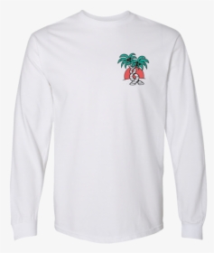 Long Sleeve Palm Tree - Sweatshirt, HD Png Download, Free Download