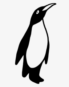 Penguins Images Black N White, HD Png Download, Free Download
