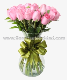 Florero Elegante 24 Rosas Rosas Florero Elegante 24 - Arreglos Elegantes De Rosas, HD Png Download, Free Download