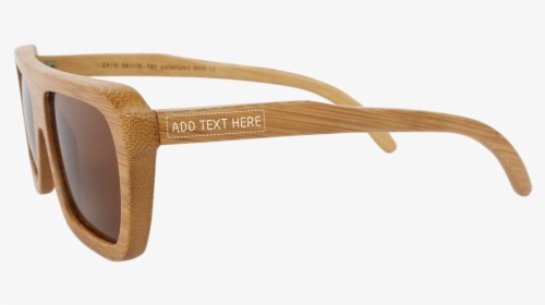 Wooden Sunglasses Personalized With A Name - Personalised Eye Glasses Arms, HD Png Download, Free Download