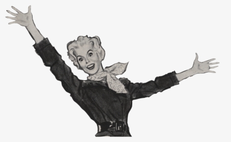 Tgif - 50s Woman Png, Transparent Png, Free Download