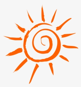 Sun, Orange, Design - Simple Sunshine, HD Png Download, Free Download