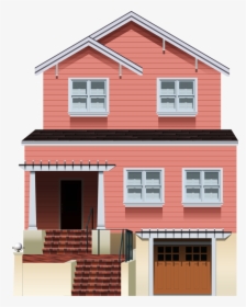 Cottage Clipart Townhouse - Big House Clipart, HD Png Download, Free Download