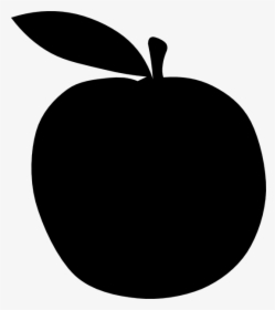 Apple -black Apple Svg Clip Arts 534 X 599 Px - Transparent Green Apple Clipart, HD Png Download, Free Download