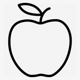 Apple Clip Art Outline Apple Outline Vector Huge Freebie - Apple Outline Clipart Black And White, HD Png Download, Free Download