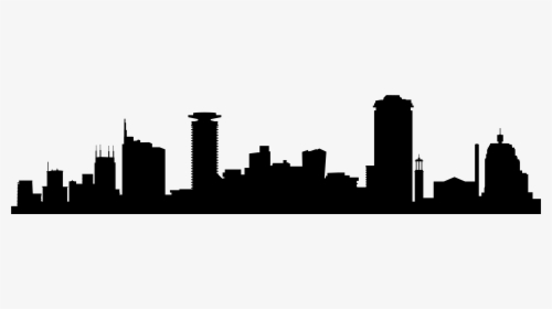 Transparent New York Skyline Silhouette Png - Transparent Background City Silhouette Png, Png Download, Free Download