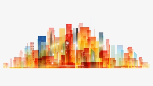 Smart City Skyline - Smart City Skyline Png, Transparent Png, Free Download
