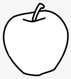 Apple Black And White Clip Art At Clker - Apple, HD Png Download, Free Download