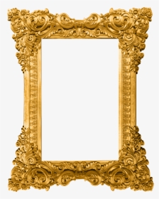 Gold Picture Frame Png, Transparent Png, Free Download