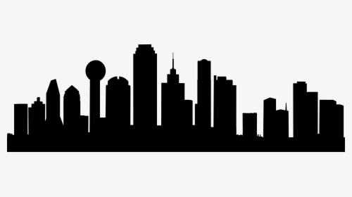 Dallas City Skyline Outline , Png Download - Dallas City Skyline Outline, Transparent Png, Free Download