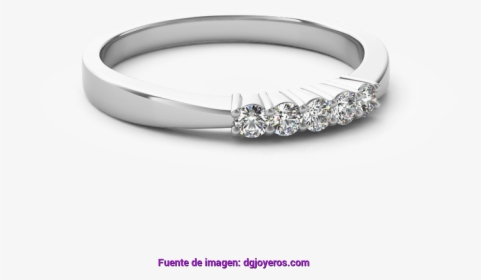 Hermosa Anillos De Compromiso De Diamantes Y Oro Blanco - Engagement Ring, HD Png Download, Free Download