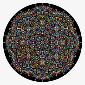 Mandala, Arabesque, Geometric, Abstract, Line Art - Circle, HD Png Download, Free Download