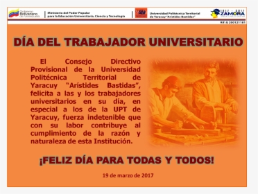 Día Del Trabajador Universitario En Venezuela, HD Png Download, Free Download