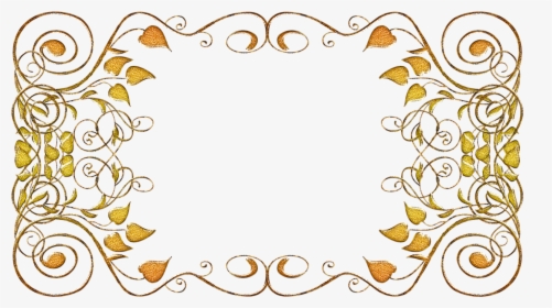 Ornament,floral Design,clip Arts,circle,interior Design - Arabesco Dourado Transparente, HD Png Download, Free Download