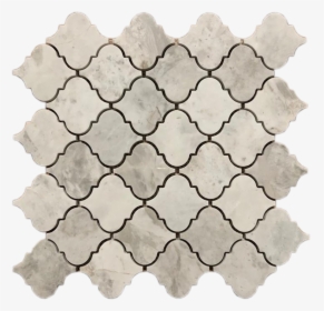 Carrara Polished Marble Arabesque Waterjet Mosaic Tile - Tile, HD Png Download, Free Download