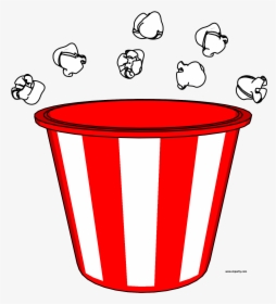 Transparent Bucket Png - Popcorn Bucket Clipart, Png Download, Free Download