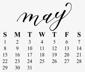 May 2018 Calendar Png, Transparent Png, Free Download