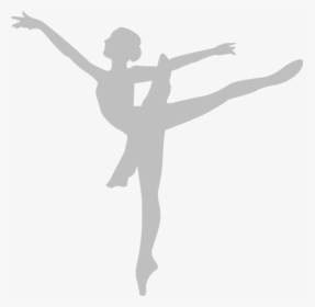 Ballet Dancer Arabesque Silhouette - Ballet Dancer, HD Png Download, Free Download