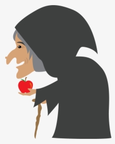 Transparent Snow White Clipart - Desenho Da Bruxa Da Branca De Neve, HD Png Download, Free Download