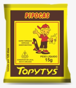 Topytys Pipocas Teste - Pipoca Topytys, HD Png Download, Free Download