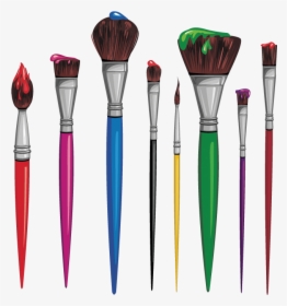 World Of Colors - Paintbrush Illustration, HD Png Download, Free Download