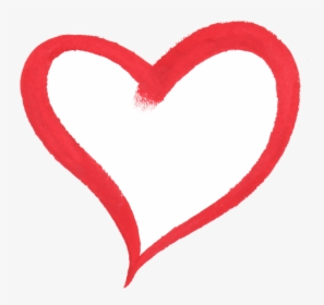 Vector Heart Brush Stroke - Love Heart Brush Png, Transparent Png, Free Download