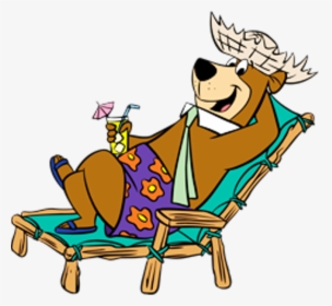 Transparent Cartoon Chair Png - Yogi Bear On Holidays, Png Download, Free Download