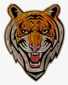 Cabeza De Tigre Arte De Plástico - Easy Drawing Tigers Face, HD Png Download, Free Download