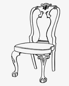 Drawing Chairs Cartoon - Colouring Pics Of Chair, HD Png Download, Free Download