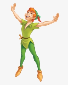 Peter Pan Spends His Never-ending Childhood Having - Clipart Png Peter Pan, Transparent Png, Free Download
