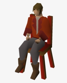 Hans Old School Runescape Seated Transparent Background, HD Png Download, Free Download