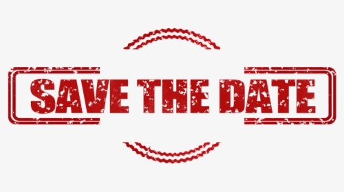 Save The Date Png Red, Transparent Png, Free Download