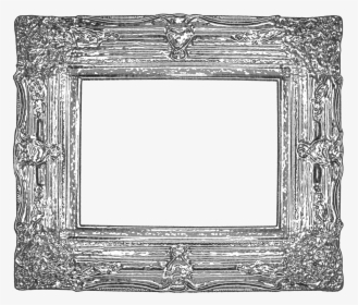 Fancy Silver Photo Frame, HD Png Download, Free Download