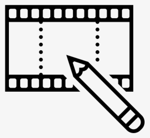 This Icon For Video Editing Depicts A Flat Section - Piece Of Paper Clipart, HD Png Download, Free Download