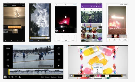 Video Editors Examples - Collage, HD Png Download, Free Download