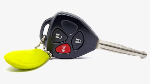 Picture Of Key Fob With Green Key Ring - Car Keys Png, Transparent Png, Free Download