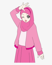 Transparent Muslimah Png - Hijab Cute Cartoon, Png Download, Free Download